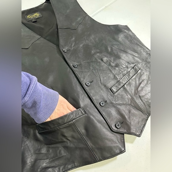 Scully Genuine Leather Western Vest Black - Picture 11 of 11